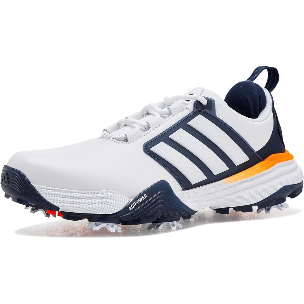 image:imageadidas Golf Adipower 26 Golf ShoesFtwr WhiteCollegiate NavyLucid Orange