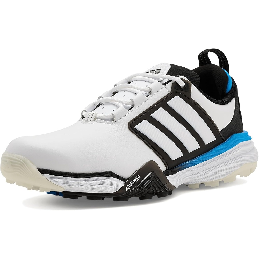image:imageadidas Golf Adipower 26 Spikeless Golf ShoesFtwr WhiteCore BlackLucid Ray Blue