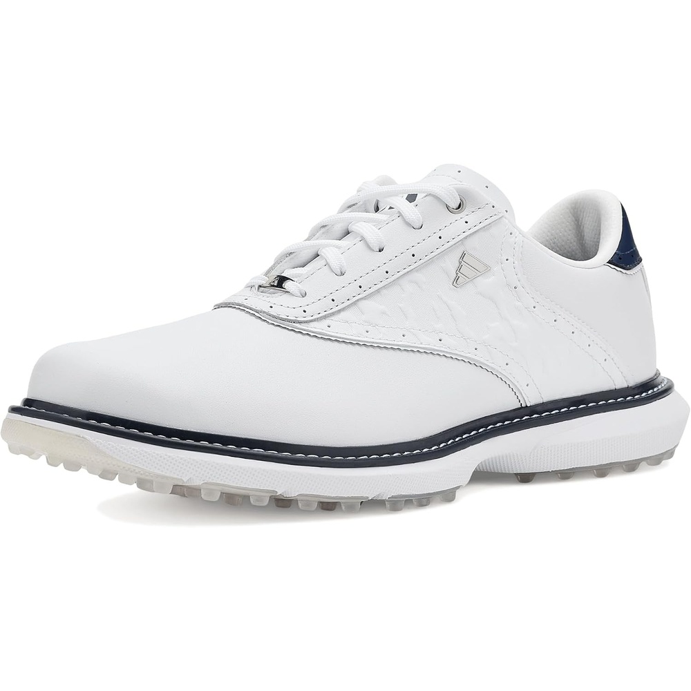 image:imageadidas Golf Mc70 SpikelessFtwr WhiteCollegiate NavyHalo Silver
