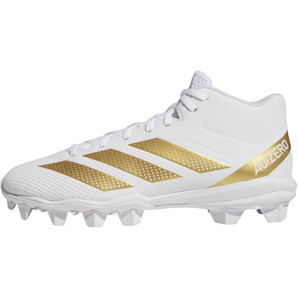 image:imageadidas Mens Adizero Impact2 Molded American FootballWhiteGold MetallicWhite