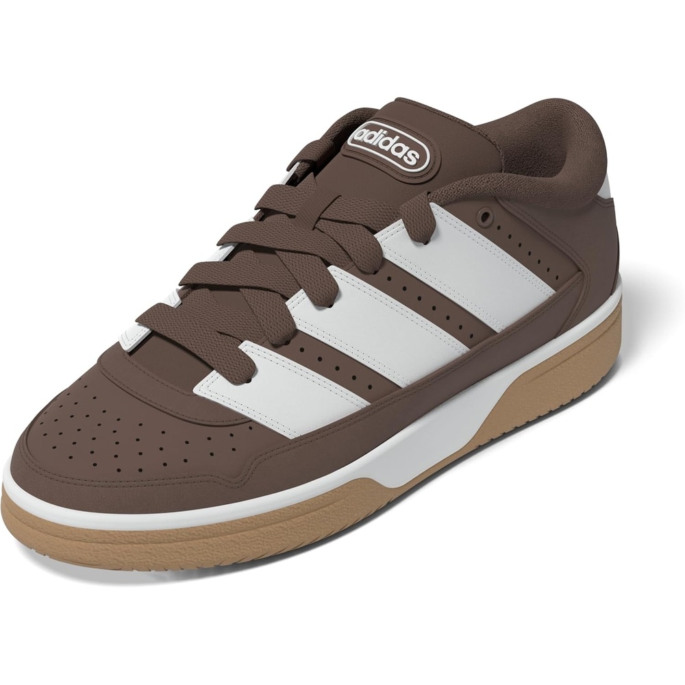 image:imageadidas Mens Break Start 2000 Lace Up Sneakers Shoes Casual BlackEarth StrataWhiteGum