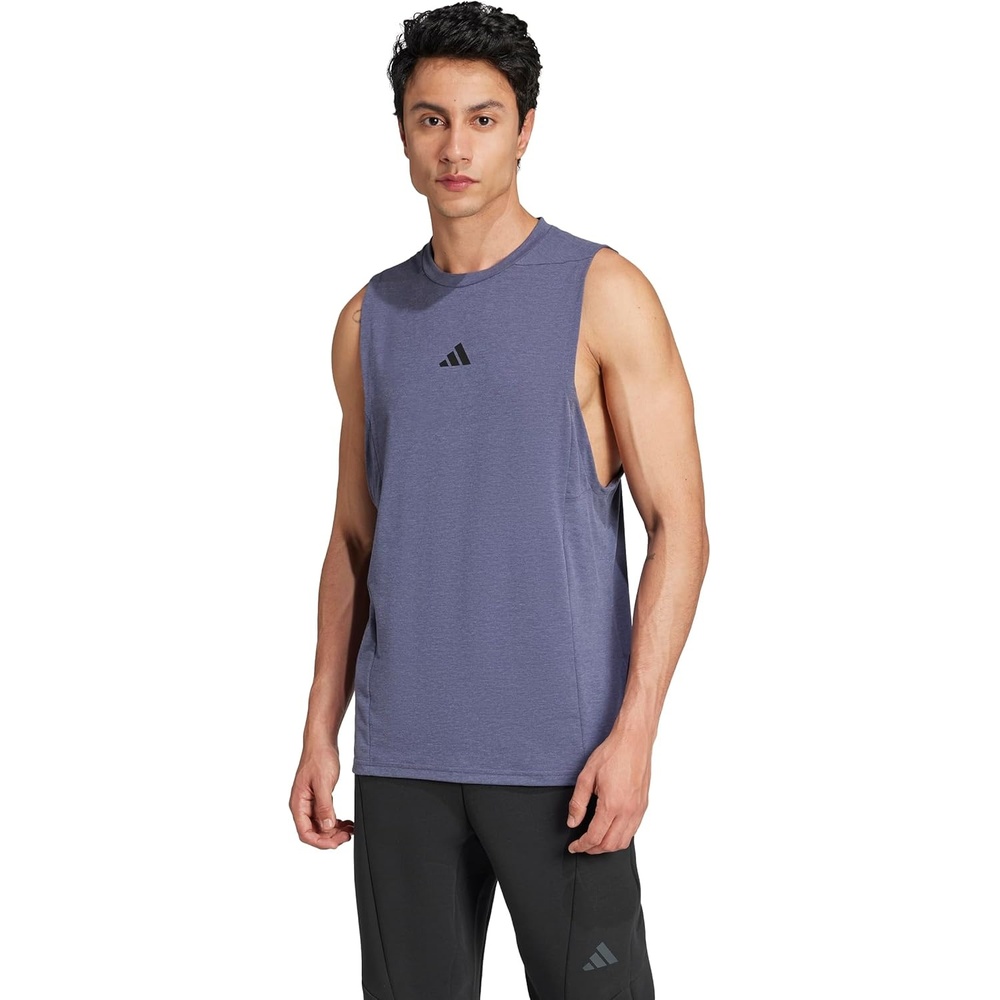 image:imageadidas Mens Designed for Training Workout Tank TopShadow Navy