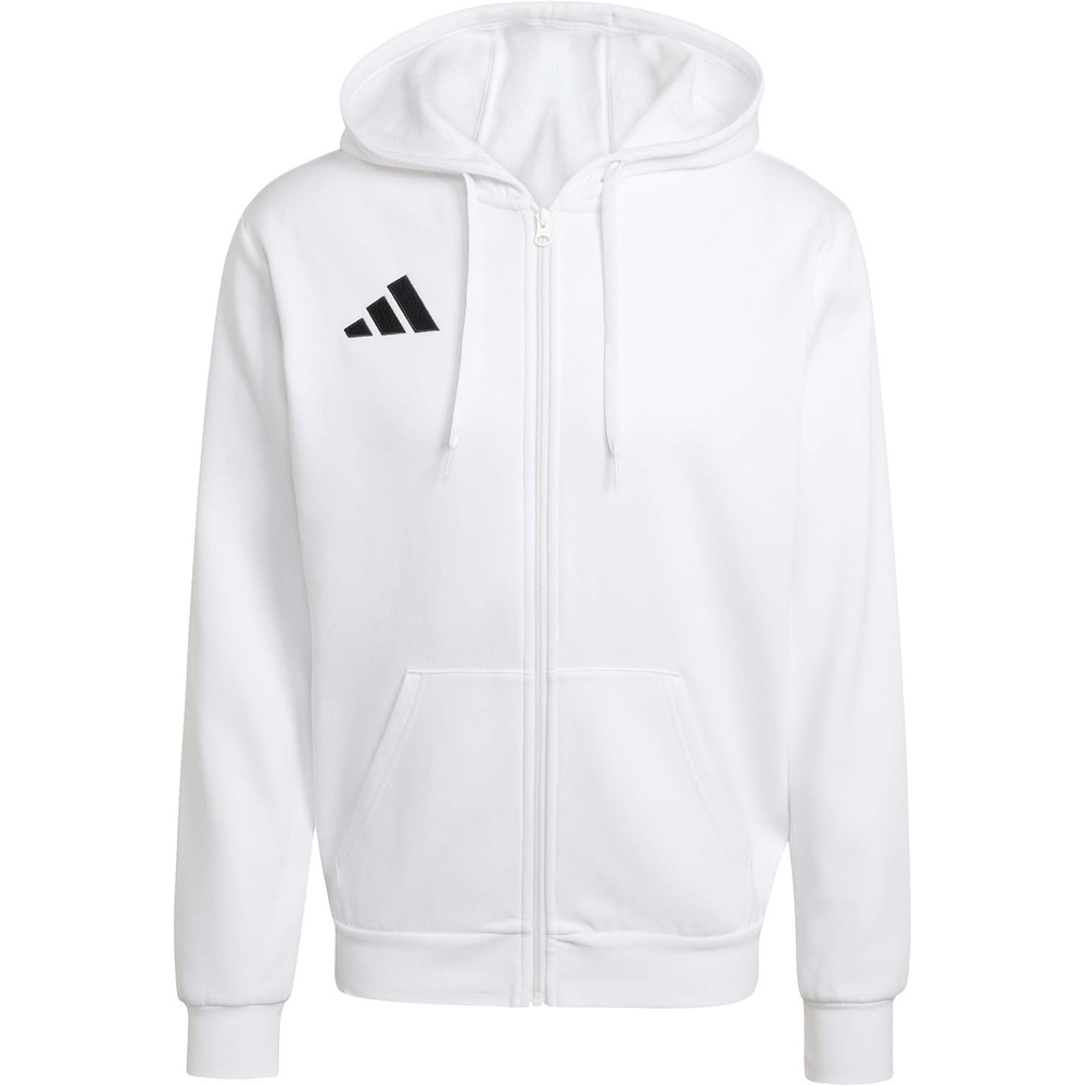 image:imageadidas Mens Entrada 26 Fullzip HoodieWhiteBlack