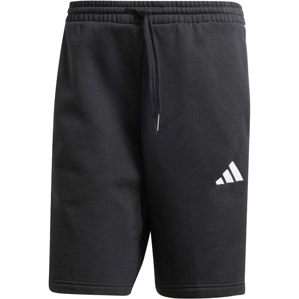 image:imageadidas Mens Essentials 3Stripes Fleece 9inch ShortsBlack  White