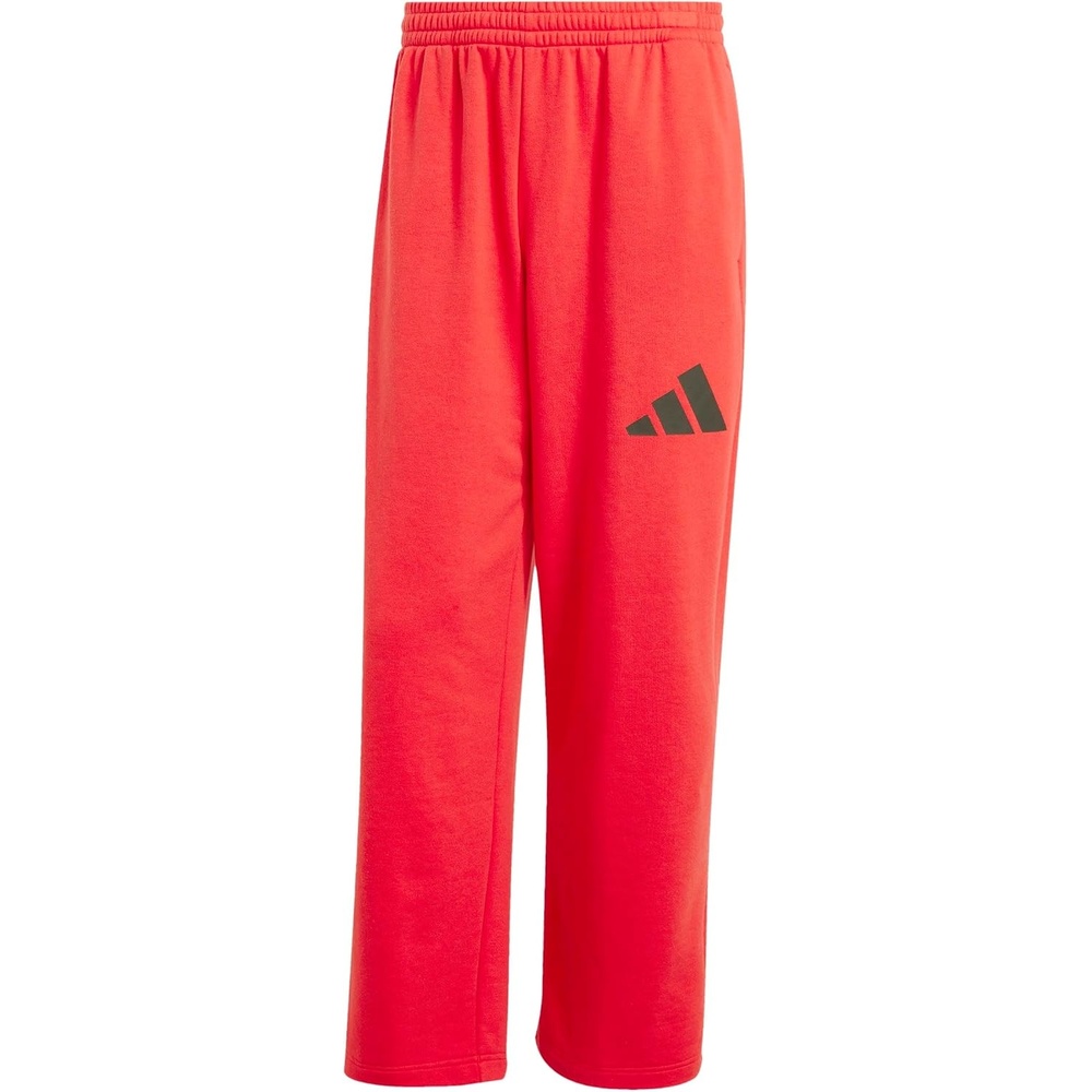 image:imageadidas Mens Essentials 3bar Wide Leg PantsPure RubyBlack