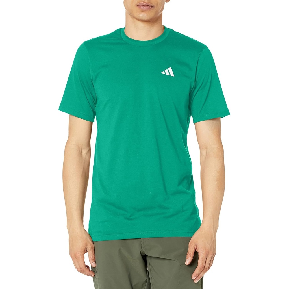 image:imageadidas Mens Essentials Feel Ready Training TShirtCourt GreenWhite