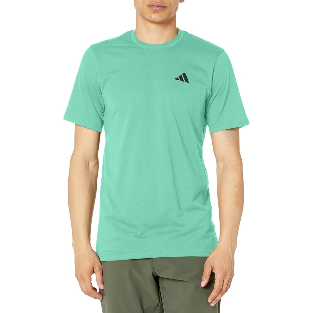 image:imageadidas Mens Essentials Feel Ready Training TShirtEasy GreenBlack