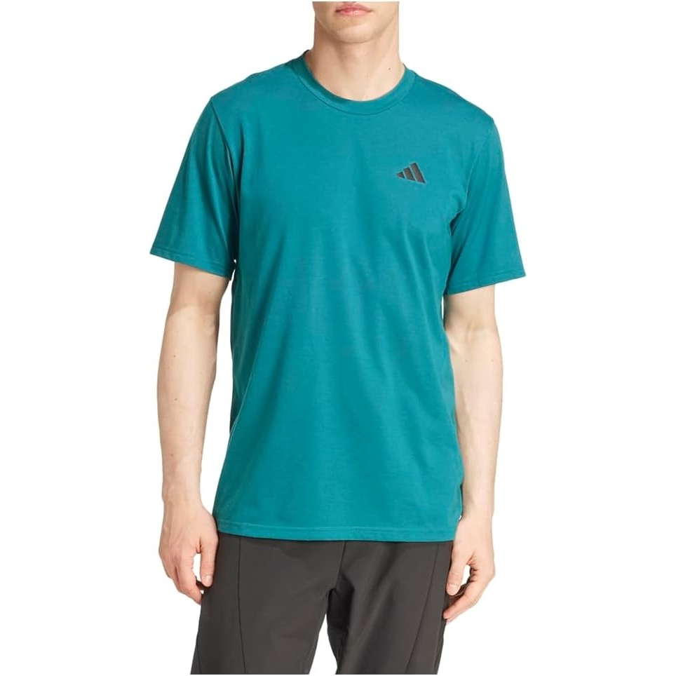image:imageadidas Mens Essentials Feel Ready Training TShirtLegacy TealBlack