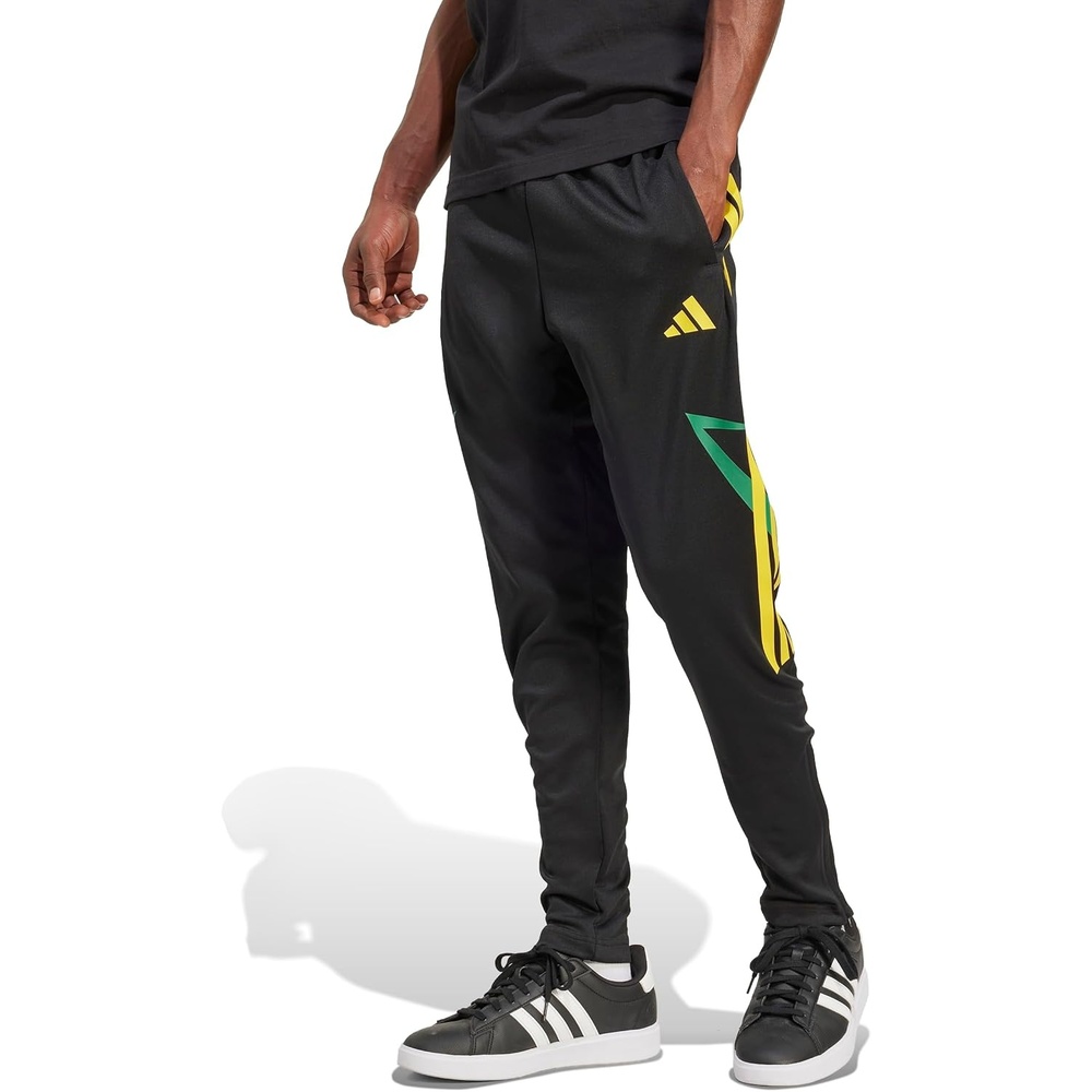 image:imageadidas Mens House of Tiro Nations Pack PantsBlackBold GreenHazy Yellow