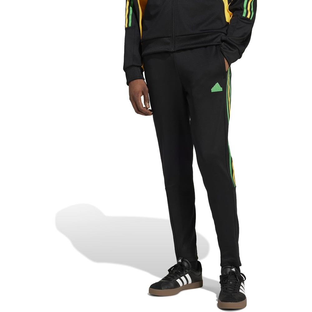 image:imageadidas Mens House of Tiro Nations Pack PantsBlackVivid GreenBold Gold