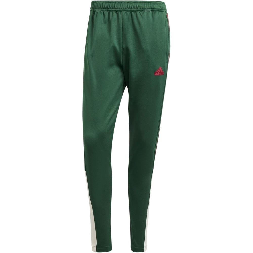 image:imageadidas Mens House of Tiro Nations Pack PantsDark GreenCloud WhiteCollegiate Burgundy