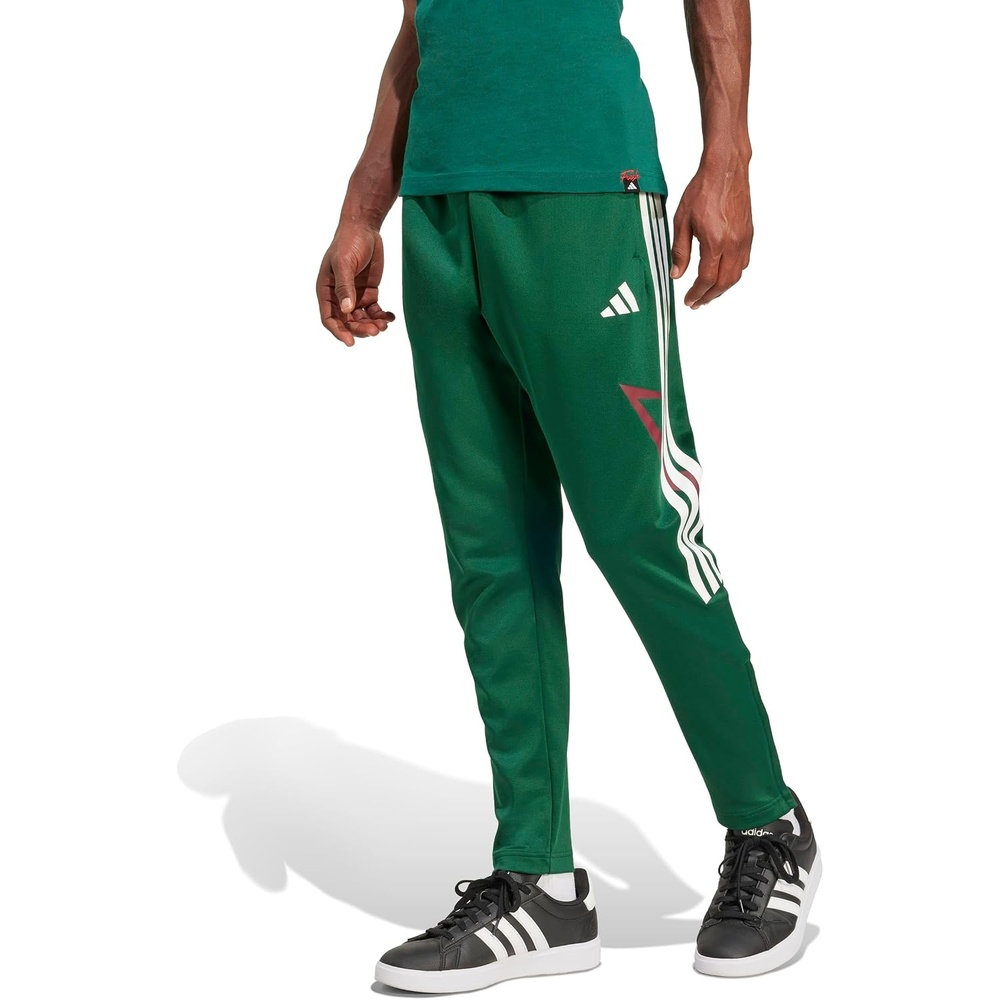 image:imageadidas Mens House of Tiro Nations Pack PantsDark GreenCollegiate BurgundyWhite