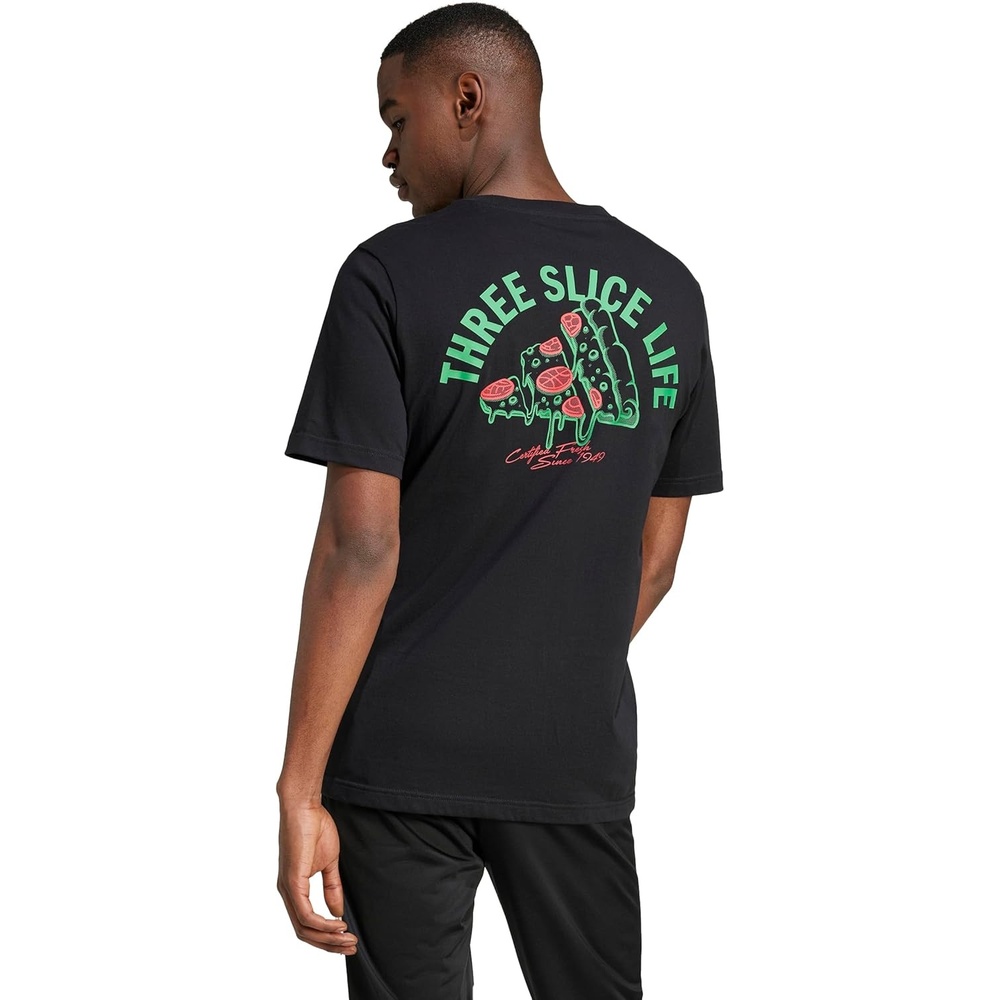 image:imageadidas Mens Lounge Pizza Graphic TShirtBlack
