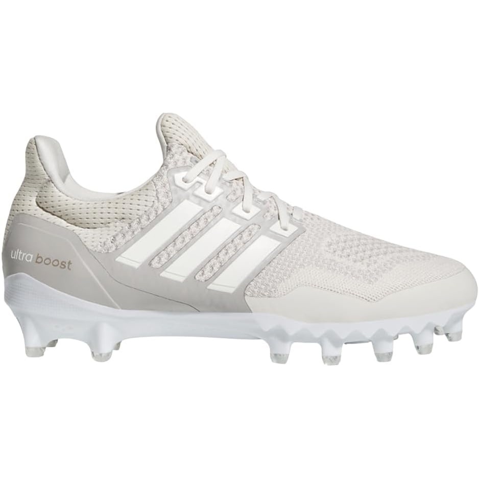 image:imageadidas Mens Ultraboost Ultra Boost Football Sneakers Shoes WhiteTalcChalk WhiteClear Granite