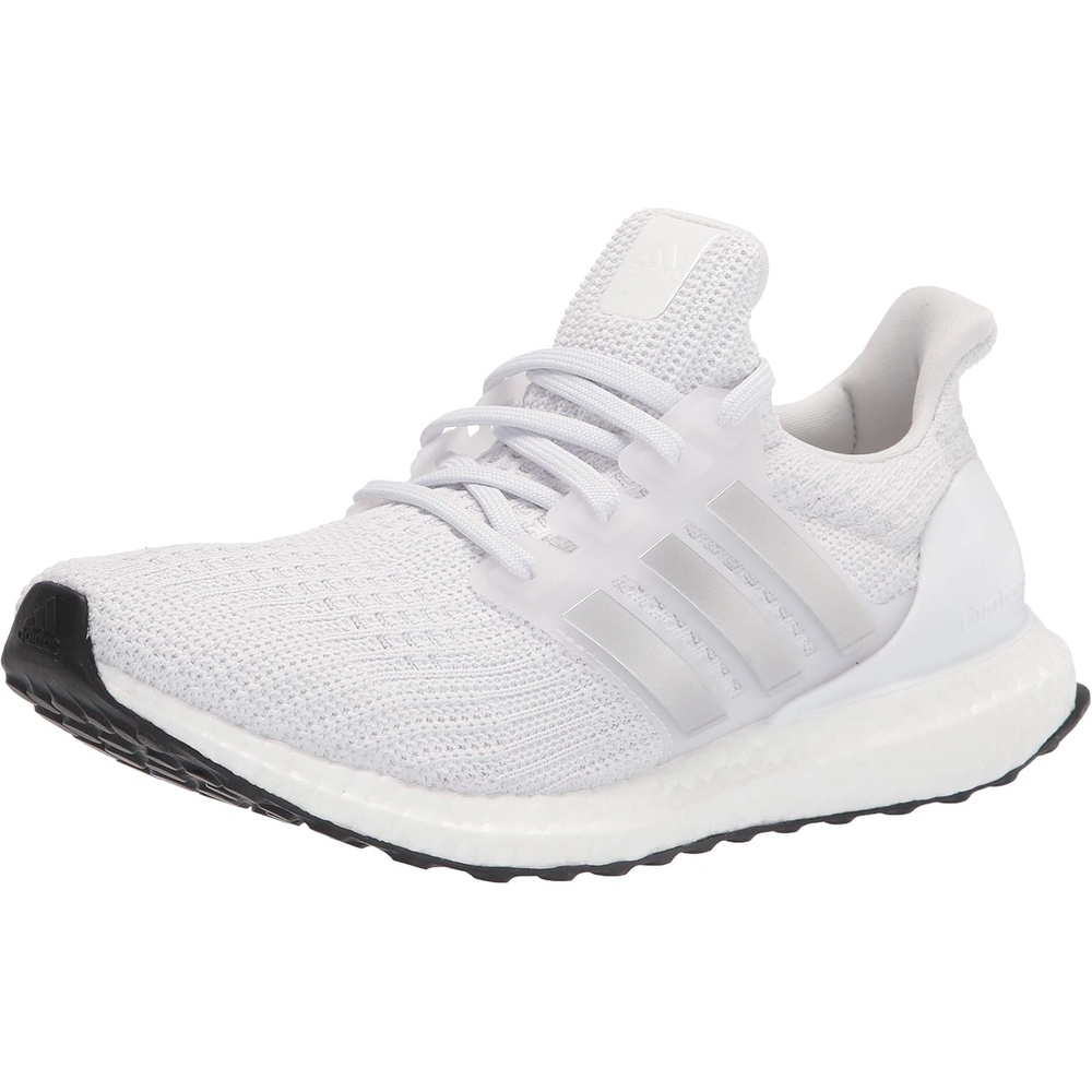 image:imageadidas Mens Ultraboost Ultra Boost Football Sneakers Shoes WhiteWhiteSilver MetallicBlack