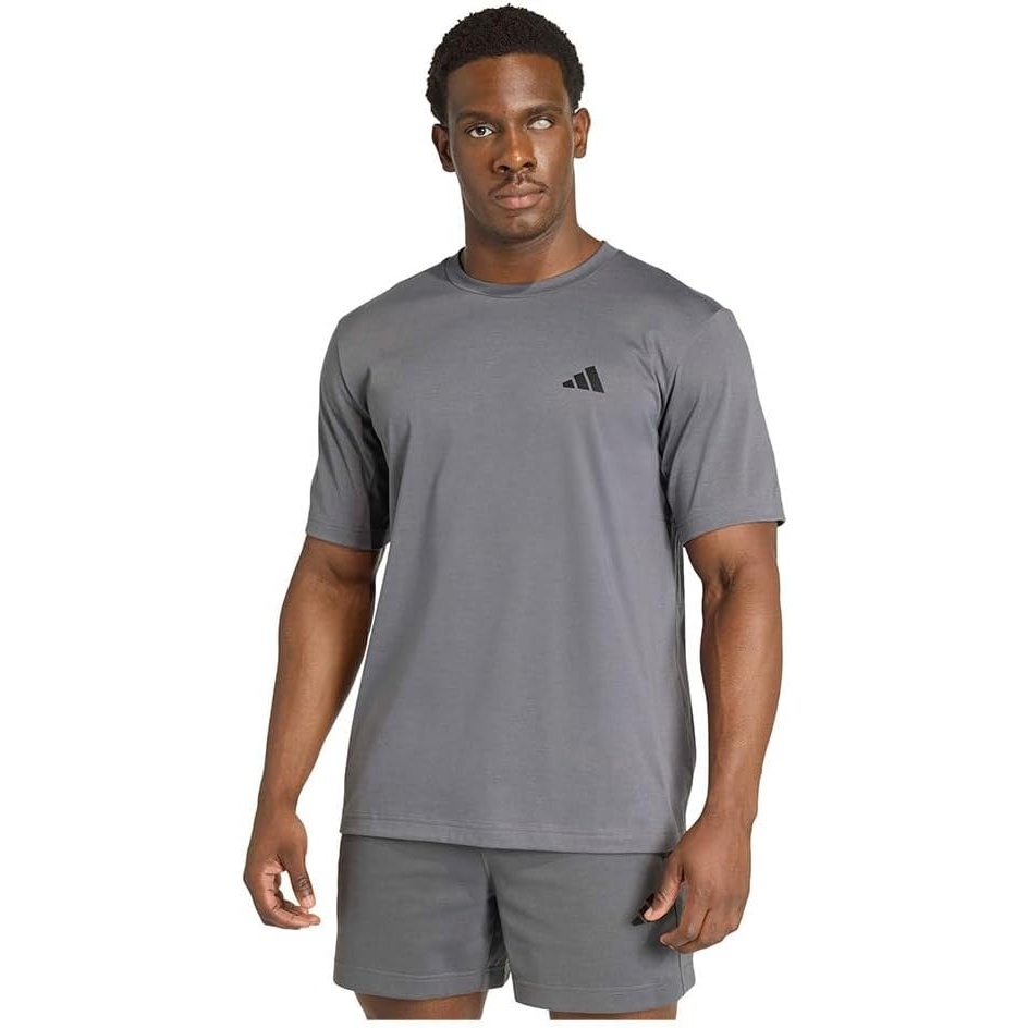 image:imageadidas Mens Workout Essentials Feel Ready TShirtGrey Five