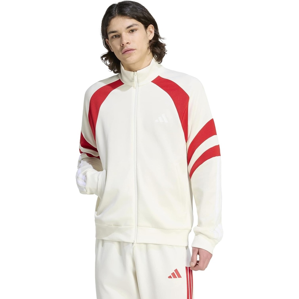 image:imageadidas Mens World Cup 2026 Fan ApparelOff WhiteTeam Collegiate RedWhite