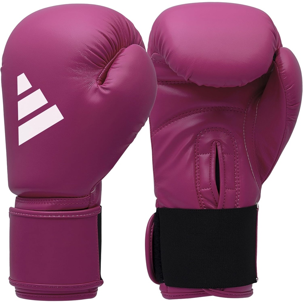 image:imageadidas Speed 50 Gel Boxing Gloves  Adult Boxing Gloves for Men amp Women  Heavy Bag Gloves Kickboxing Gloves for Women MMA Sparring Gloves Punching Bag Gloves for MenMAGENTAWHITE