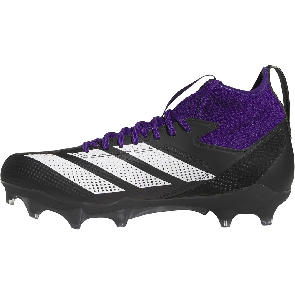image:imageadidas Unisex Adult Adizero Impact American Football ShoesBlackWhiteTeam Collegiate Purple