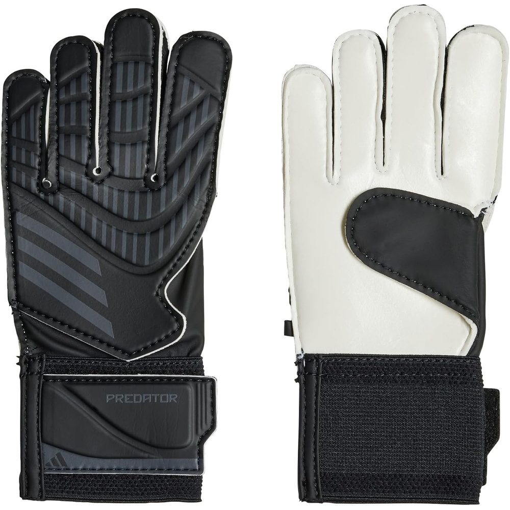 image:imageadidas UnisexKids Training Predator Goalie Soccer GlovesBlackBlackBlack