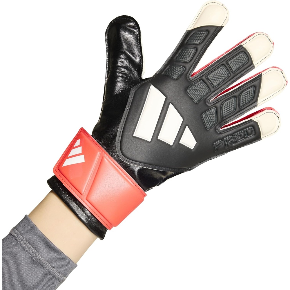 image:imageadidas UnisexKids Training Predator Goalie Soccer GlovesWhiteBlackBlack