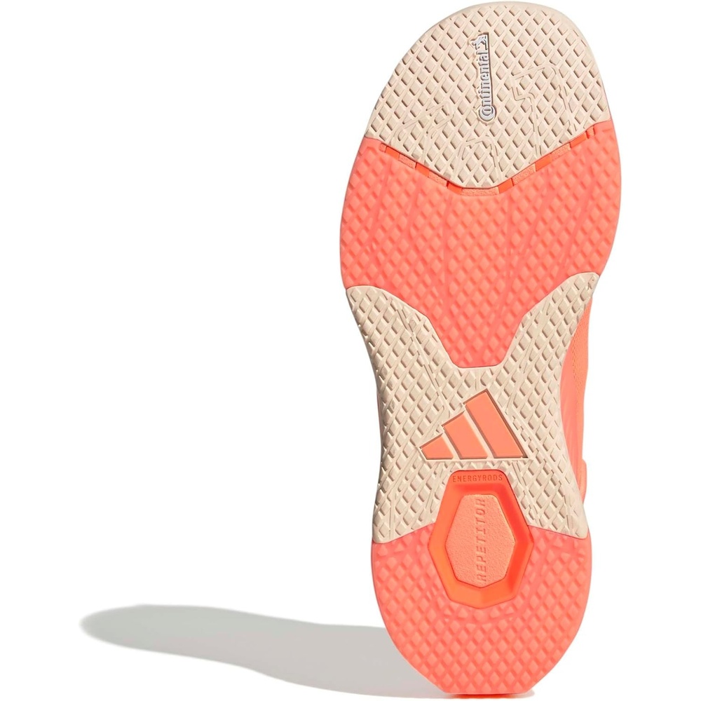 image:imageadidas Womens Dropset 4 Training Sneakers Shoes  WhiteBeam OrangeBliss Orange