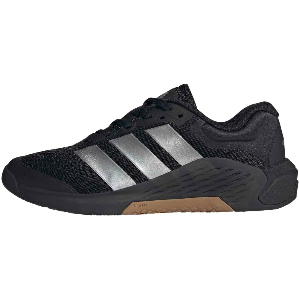 image:imageadidas Womens Dropset 4 Training Sneakers Shoes WhiteBlackIron MetallicBlack