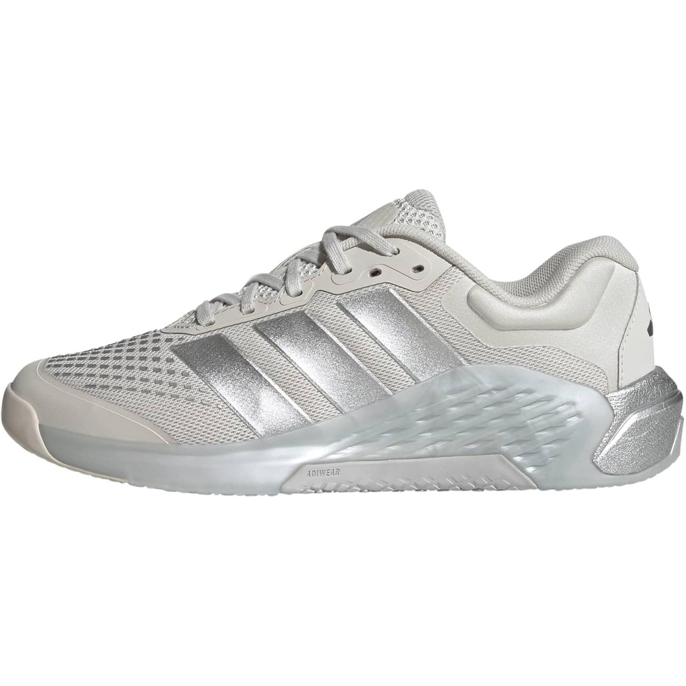 image:imageadidas Womens Dropset 4 Training Sneakers Shoes WhiteOrbit GreyTech Grey MetallicSilver Metallic