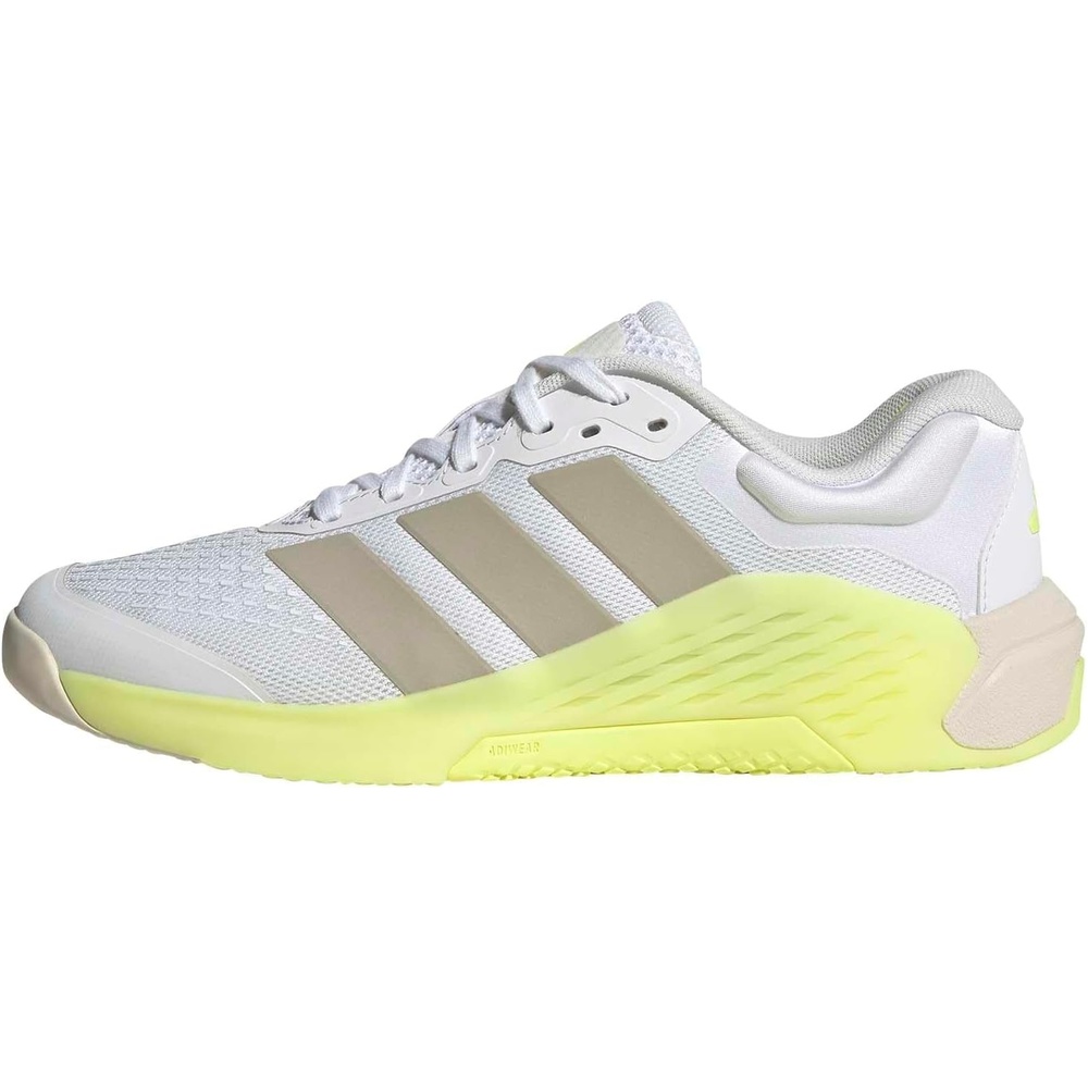 image:imageadidas Womens Dropset 4 Training Sneakers Shoes WhiteWhiteWonder AluminaFrozen Lemon