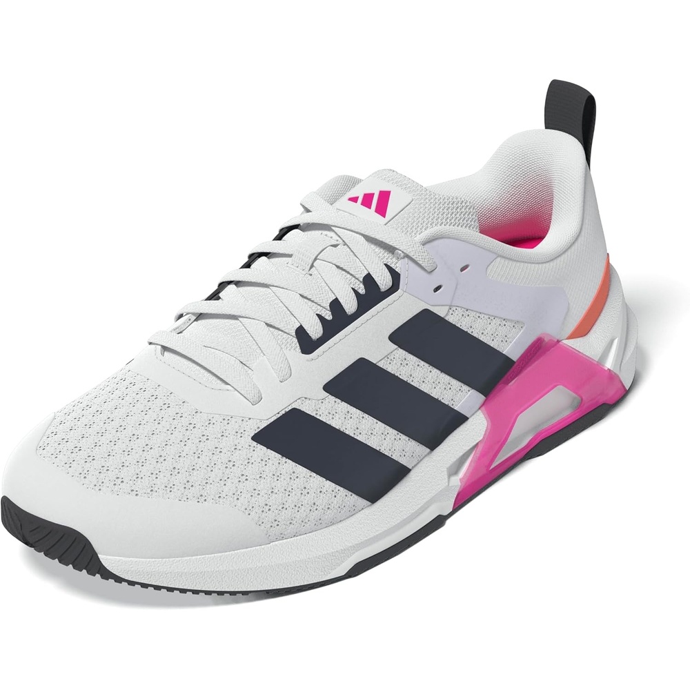 image:imageadidas Womens Dropset Control Training Sneakers Shoes BlackWhiteGreyShock Pink