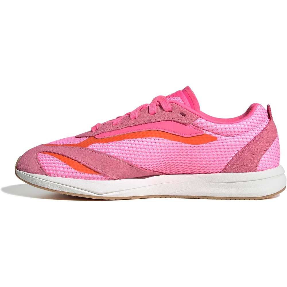 image:imageadidas Womens Lightblaze Lp Lace Up Sneakers Shoes Casual BlackLucid PinkWhiteImpact Orange
