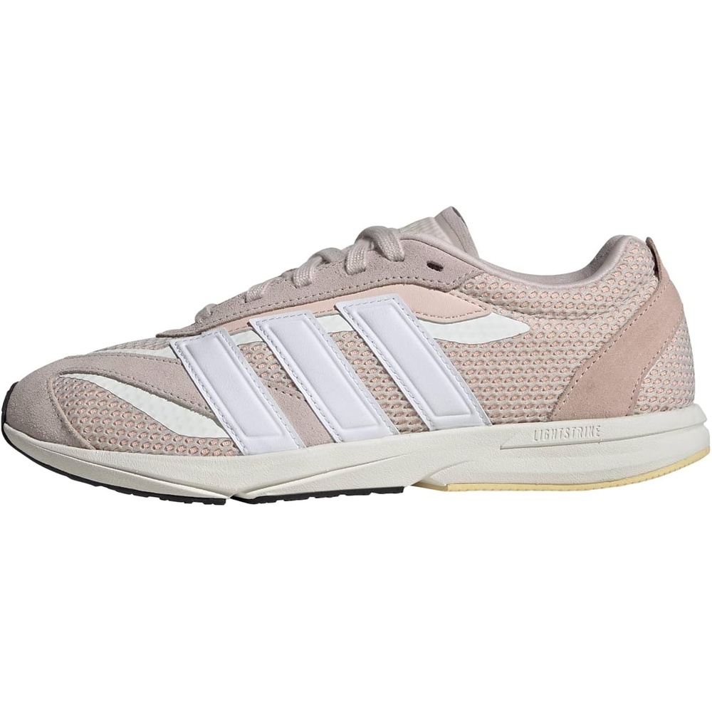 image:imageadidas Womens Lightblaze Lp Lace Up Sneakers Shoes Casual  BlackPutty MauveWhiteOrange Tint