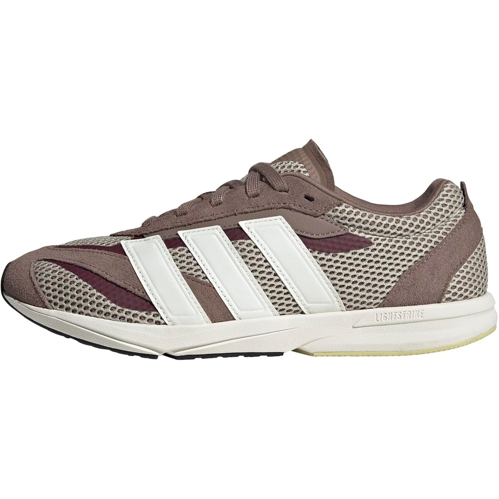 image:imageadidas Womens Lightblaze Lp Lace Up Sneakers Shoes Casual  BlackTrace BrownOff WhiteMaroon