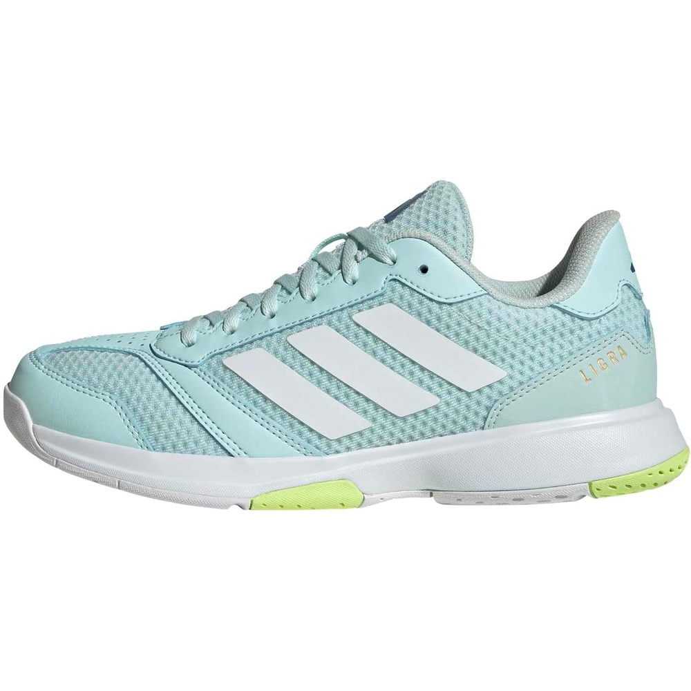 image:imageadidas Womens Ligra 8 Indoor ShoesHalo MintWhiteYellow