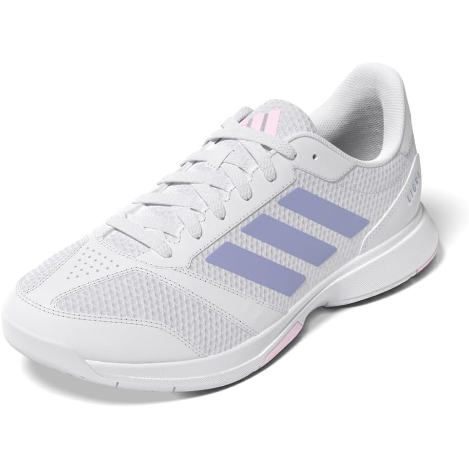 image:imageadidas Womens Ligra 8 Indoor ShoesWhiteViolet ToneClear Pink
