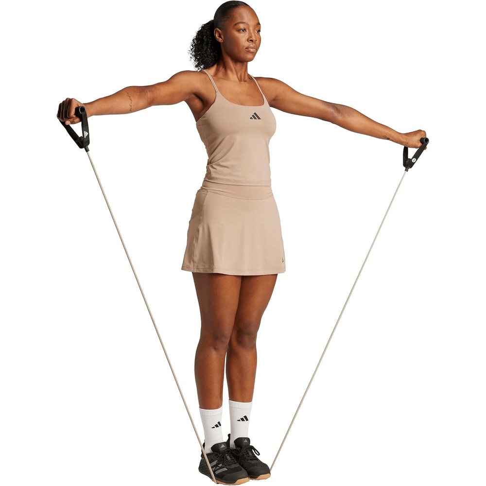 image:imageadidas Womens Optime Workout SkortChalky Brown