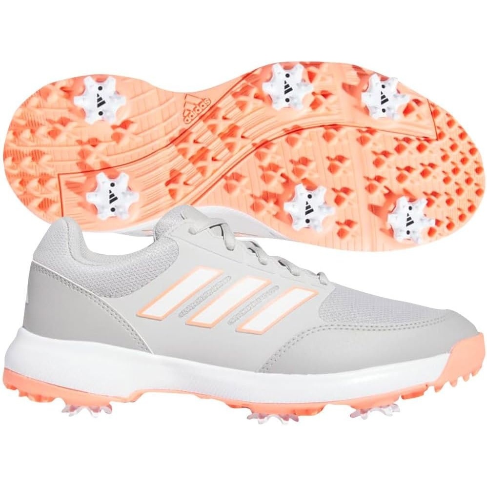 image:imageadidas Womens Tech Response 30 Golf Shoes ShoesGrey TwoFootwear WhiteCoral Fusion