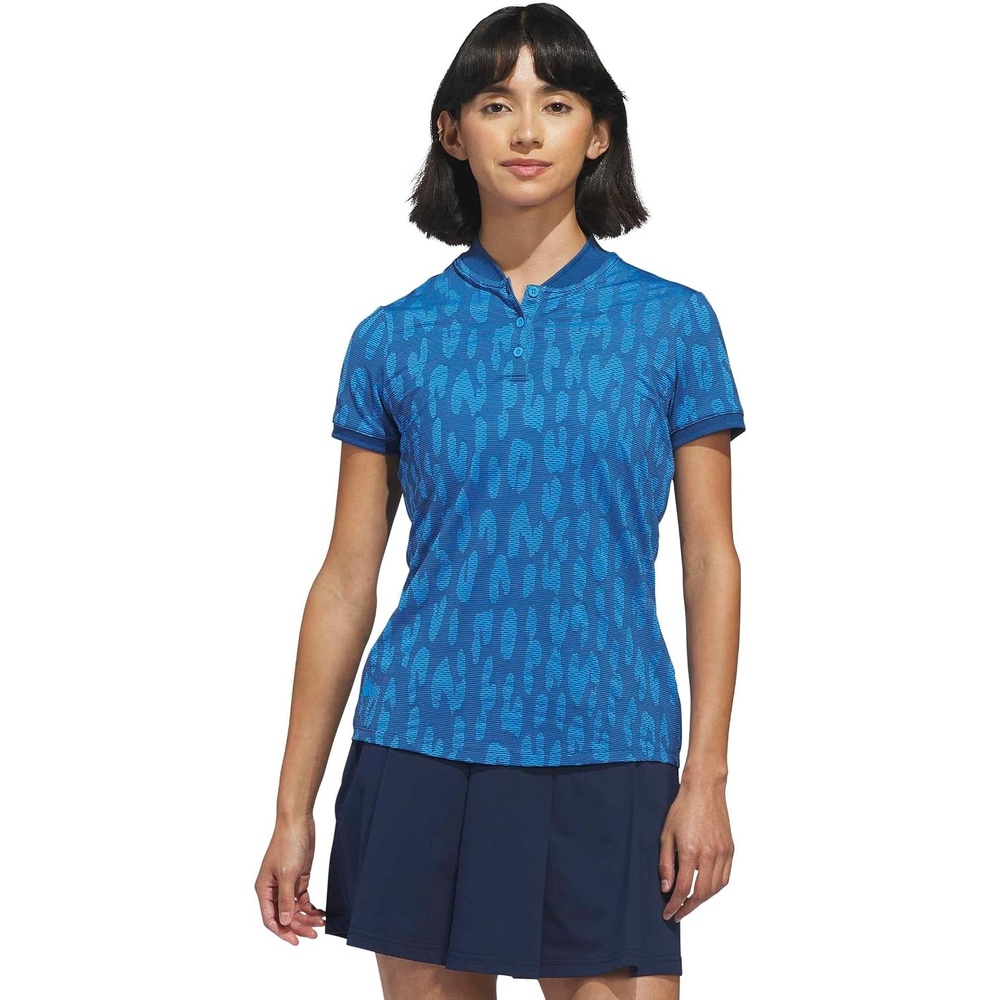 image:imageadidas Womens ULTIMATE365 Jacquard Climacool Polo ShirtDusky Petrol
