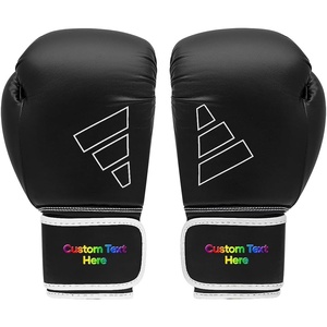 Adidas Custom Boxing Gloves – Hybrid 80 – for Boxing, Kickboxing, MMA, Bag, Training & Fitness – Custom Boxing Gloves for Gifts, Souvenirs(Black White)