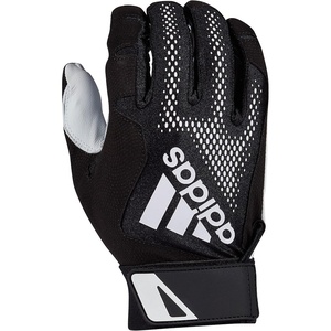 Adidas Diamond King 3.0 Leather Batting Glove(Black/White)