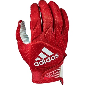 Adidas Freak 5.0 Padded Adult Football Receiver Glove(Red/White)