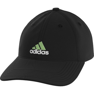 Adidas Kids Ultimate Hat – Sports Baseball Cap for Boys and Girls(Black/White/Semi Green Spark)