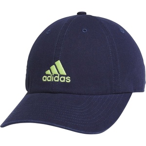 Adidas Kids Ultimate Hat – Sports Baseball Cap for Boys and Girls(Dark Blue/Pulse Lime Green)