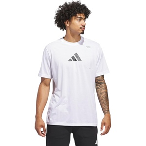 Adidas Mens Baseball Graphic T-Shirt(White)
