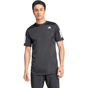 Adidas Mens Club Tennis Climacool 3-Stripes T-Shirt(Black)