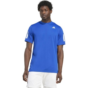 Adidas Mens Club Tennis Climacool 3-Stripes T-Shirt(Collegiate Royal)