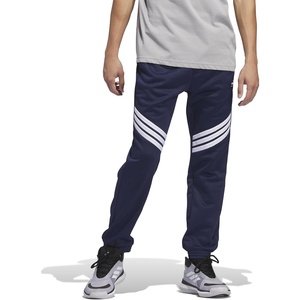 Adidas Mens Select Foundation Fleece Basketball Pants(Team Navy Blue/White)