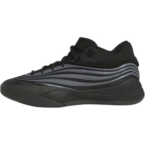 Adidas Unisex-Adult Dame X Basketball(Black/Iron Metallic/Lucid Blue)