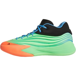 Adidas Unisex-Adult Dame X Basketball(Lime Burst/Signal Coral/Blue Burst)