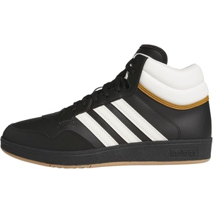 Adidas Unisex-Adult Hoops 4.0 Mid Top(Black/White/Bronze Strata)